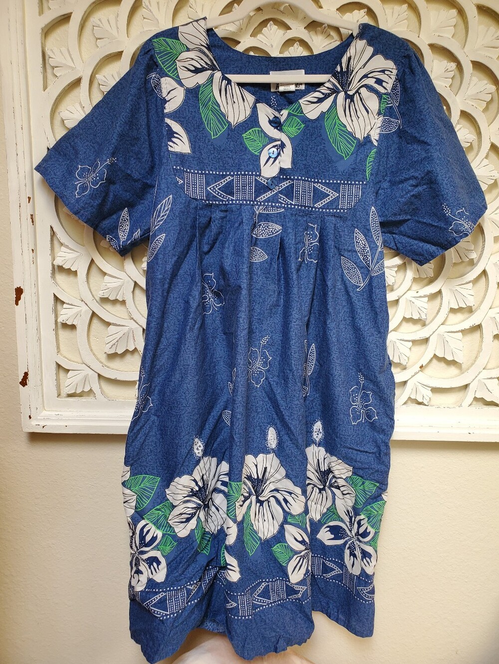 Vintage Tropical MuMu Dress Size Medium